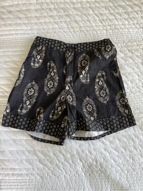 Knox Rose Black Patterned High Waist Women’s Shorts